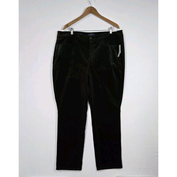 Talbots Simply Flattering Corduroy Jeans 18W Slimming High Waist Straight Leg - Picture 13 of 13